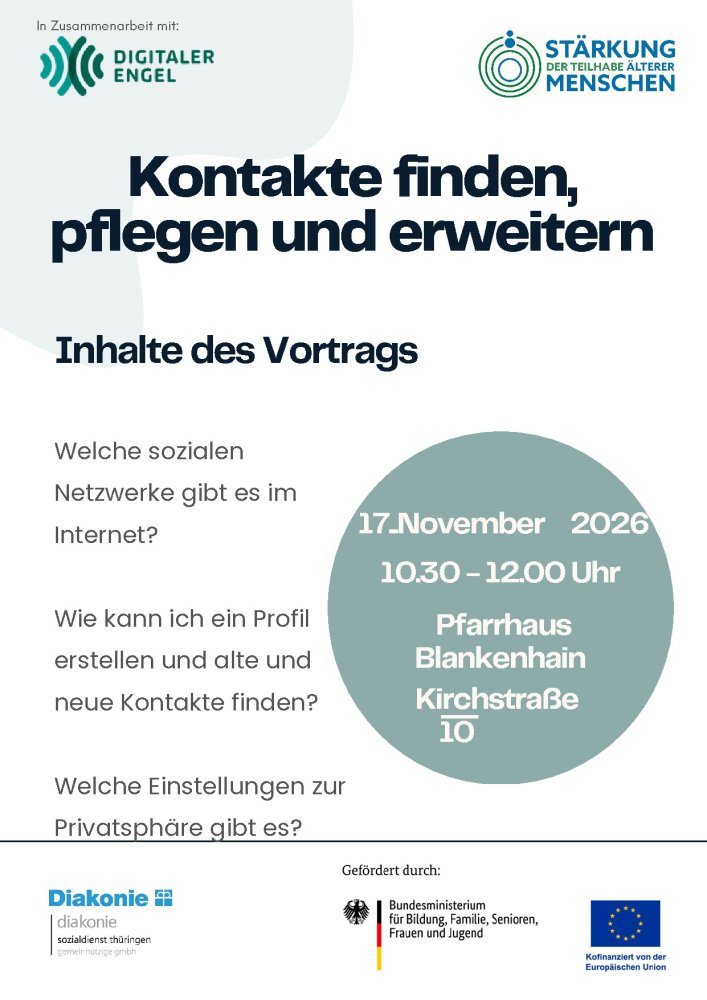 Kontakte finden und pflegen