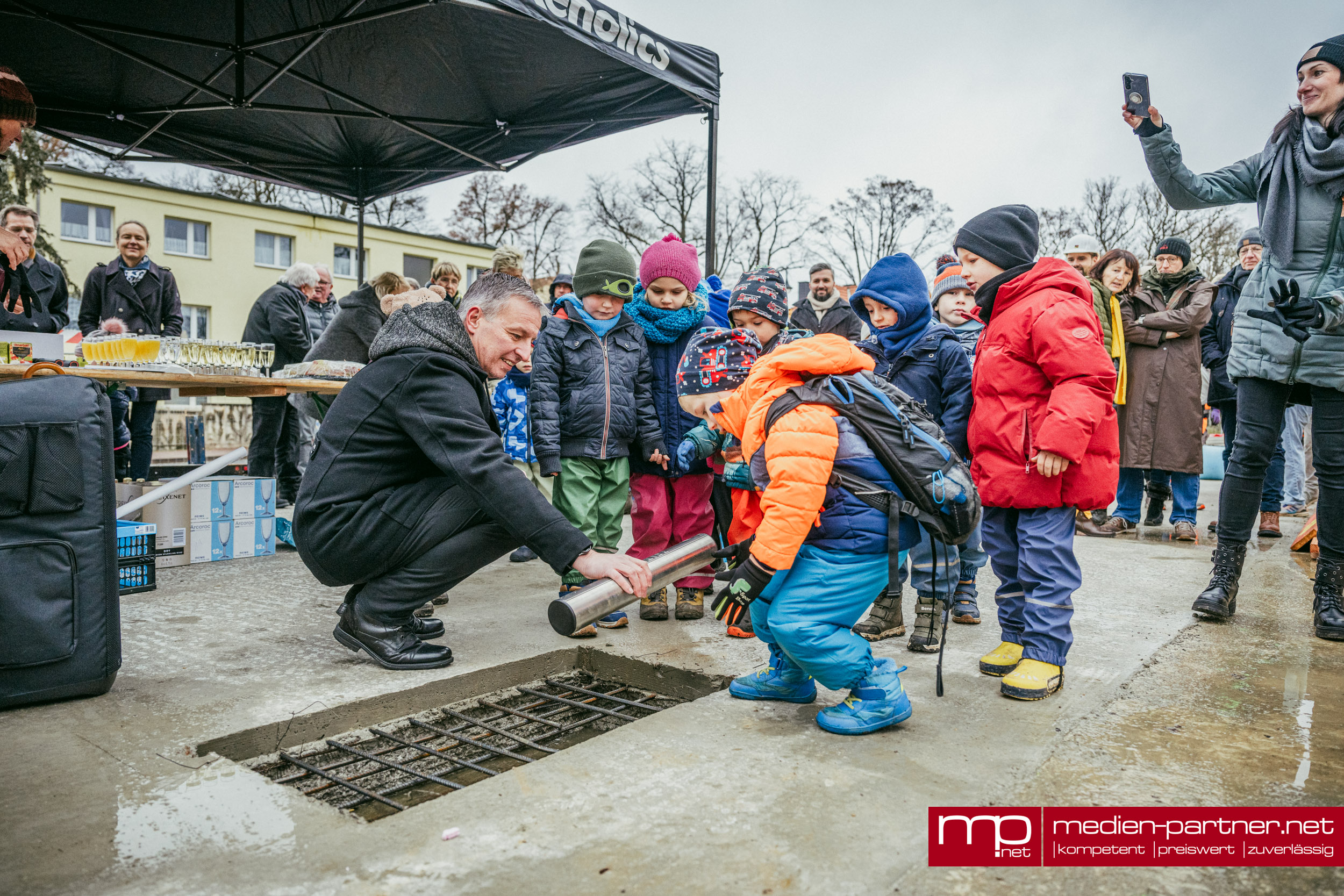 Grundsteinlegung für neuen Kindergarten