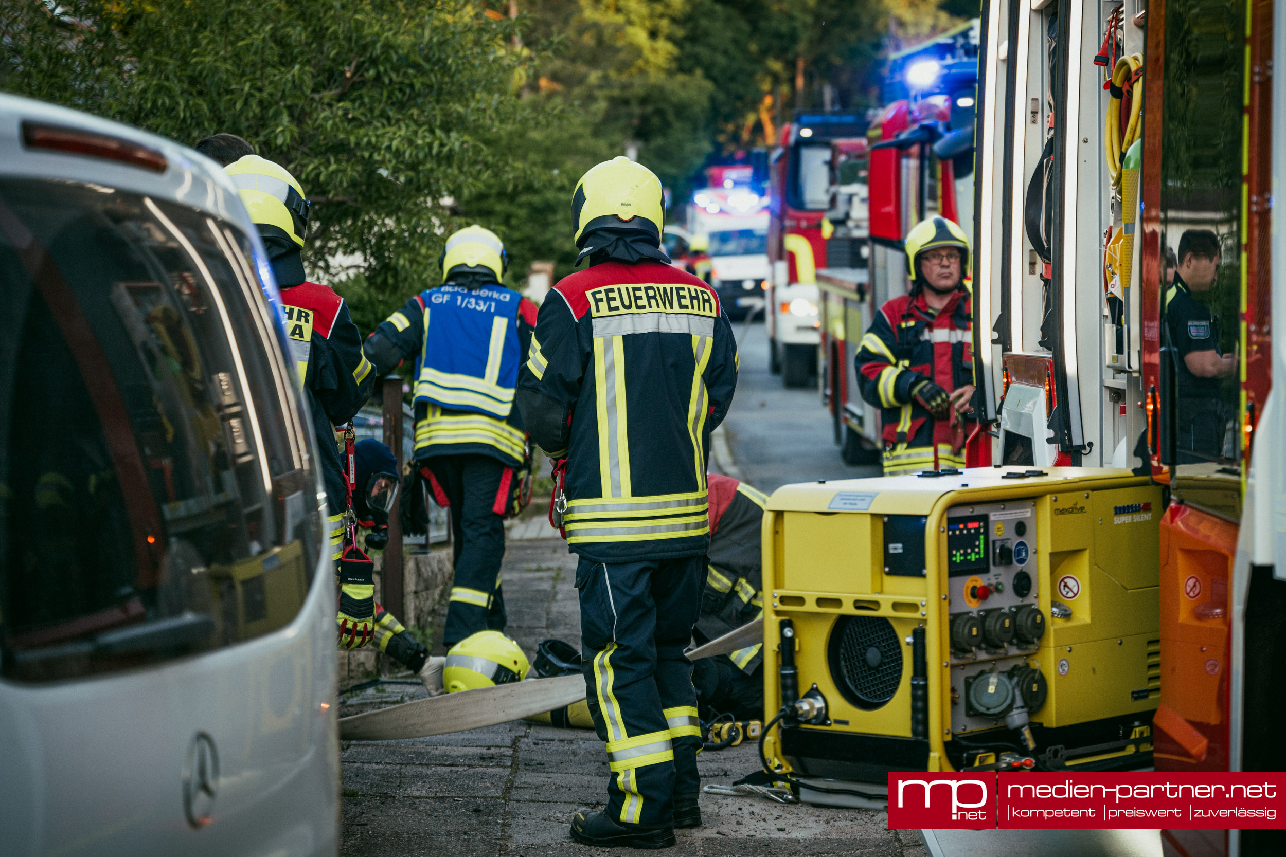 Akkubrand in Einfamilienhaus